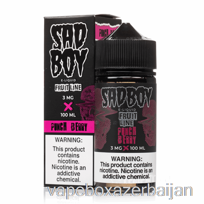 Vape Smoke Punch Berry - Sadboy - 100mL 0mg